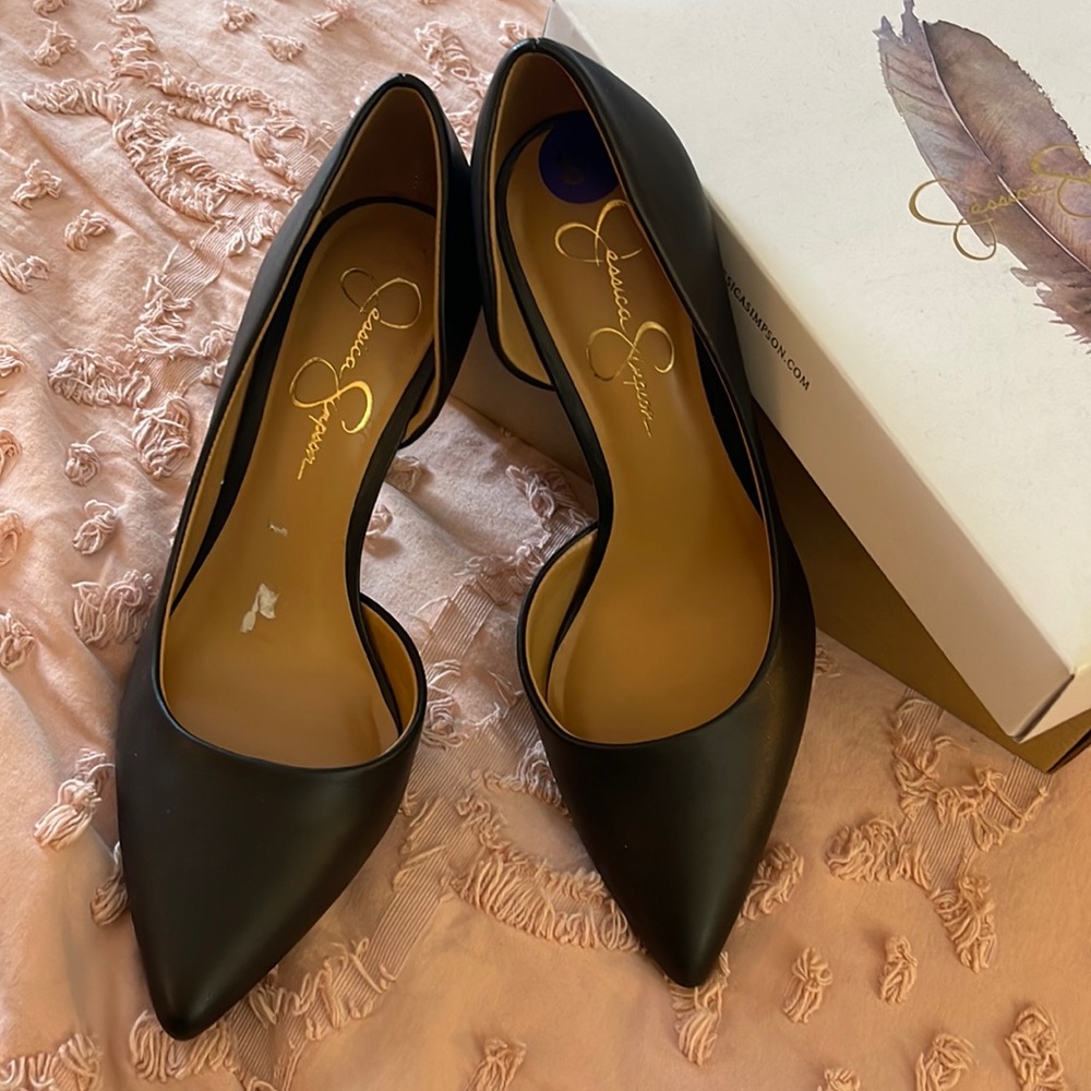 Jessica Simpson classic heels pumps black size 8.5 new in box
